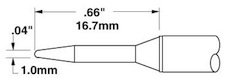 Solder Tip, Smart Heat PowerTips, STTC-007Metcal  